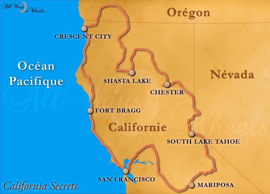 voyage et circuit à moto aux USA en Californie passant par San Francisco