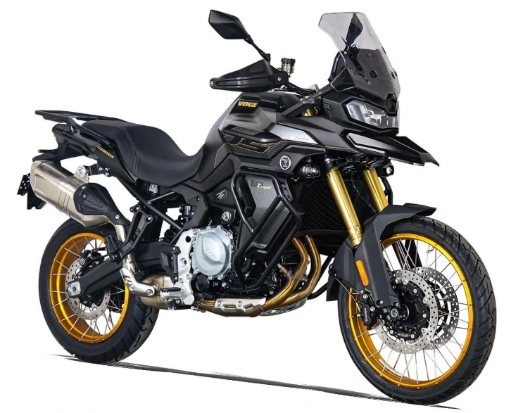 La Voge DS900X, grand trail chinois équipé pour le voyage longue distance.